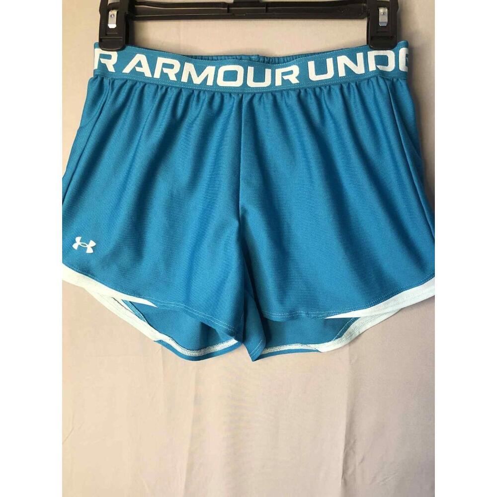 Under Armour Womens Running Shorts sz SM/P Turquoise